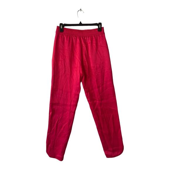 Zara womens XS pink barbie satin pants casual relax soft trousers modest cute - Picture 2 of 10